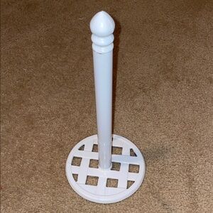 White Paper Towel Holder